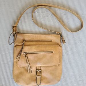 Vintage Vegan Leather Crossbody bag